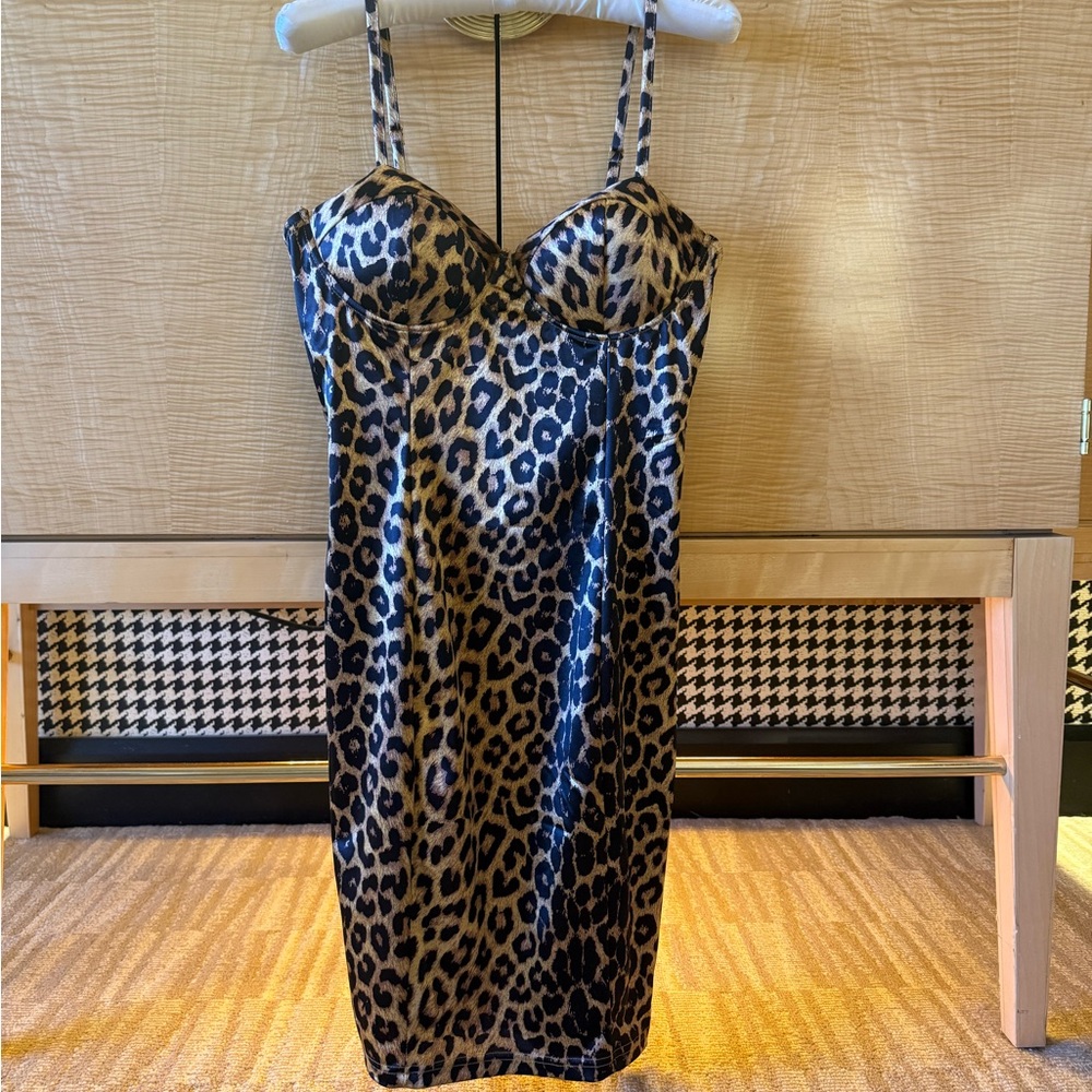 Leopard Print Women's Dress